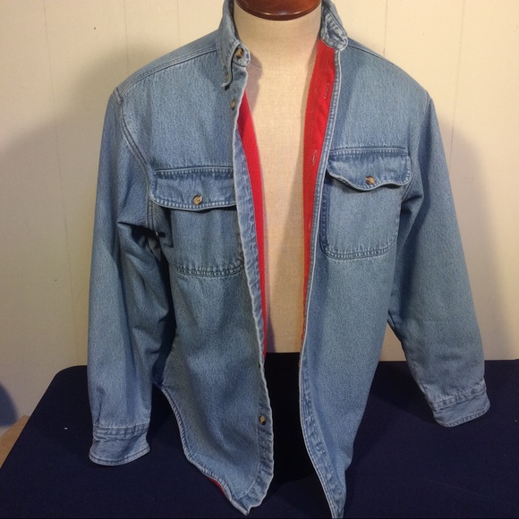 Woolrich Other - Woolrich mens Denim Shirt Jacket